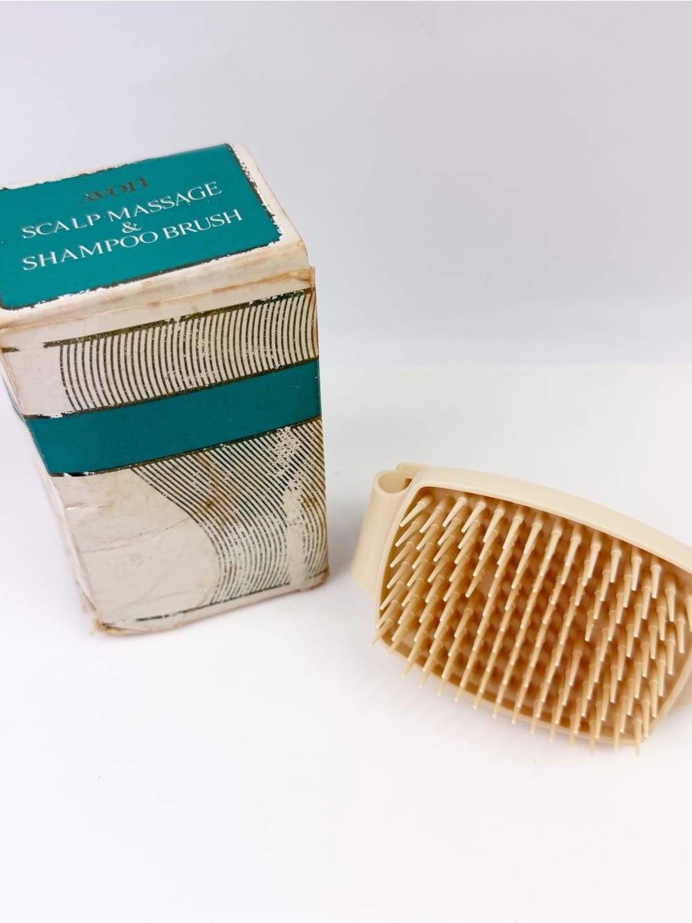Avon Scalp Massage & Shampoo Brush Vintage Box Wear New Old Stock